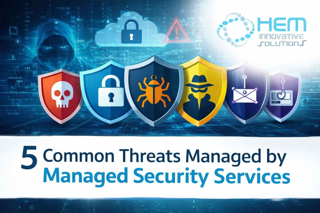 5 common threats managed by managed security services